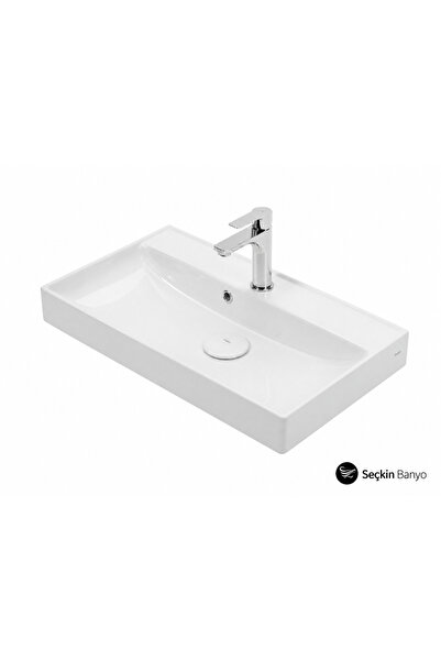 LAPİNO ETEJERLİ LAVABO 38*65 CM PARLA ESV-9965