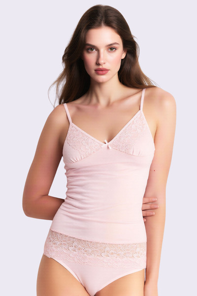 Loule طقم ملابس نسائية من القطن الممشط وسروال داخلي LA.L01.I1.SS022