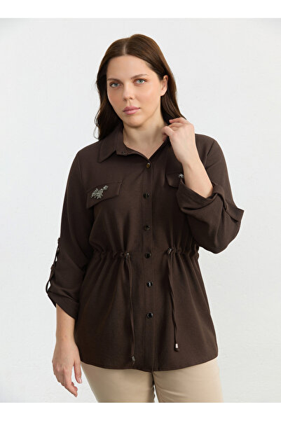 Selen Kahve Kadın Bluz 26YSL8367