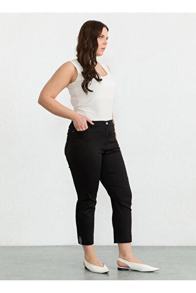 Selen Siyah Kadın Pantolon 26YSL5578