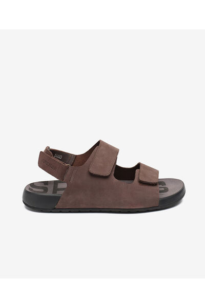 Greyder Erkek Kahverengi Nubuk Hakiki Deri Sandalet 5Y1CS64685