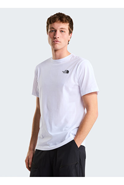 THE NORTH FACE Beyaz Erkek Yuvarlak Yaka Regular Fit T-Shirt NF0A8GUZFN41-M M...