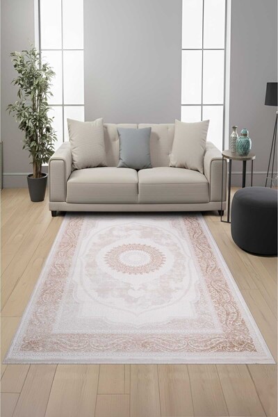 Valery Home Voyage %100 Akrilik Yumuşak Dokulu Halı Kilim Salon Mutfak Koridor Yolluk Dokuma Makine Halısı