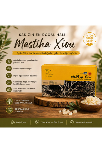Genel Markalar Damla Sakızı 100 Gram - Sakız Adası Damla Sakızı Iri Boy orjinal