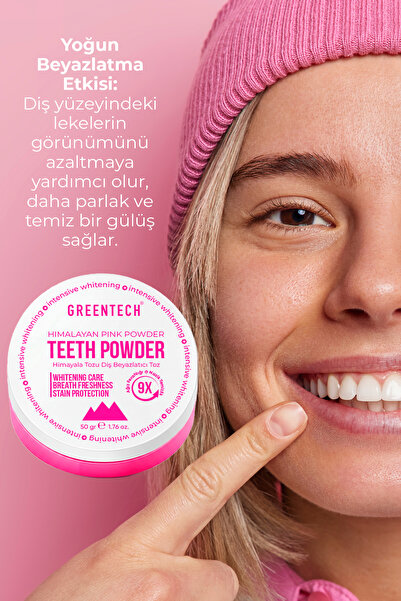 Greentech Himalaya Tozu Diş Temizleme Tozu 50 gr