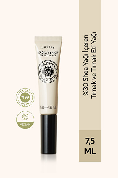 L'Occitane Shea Tırnak ve Tırnak Eti Bakım Yağı, %30 Shea Yağı İçeren, 7.5 ml