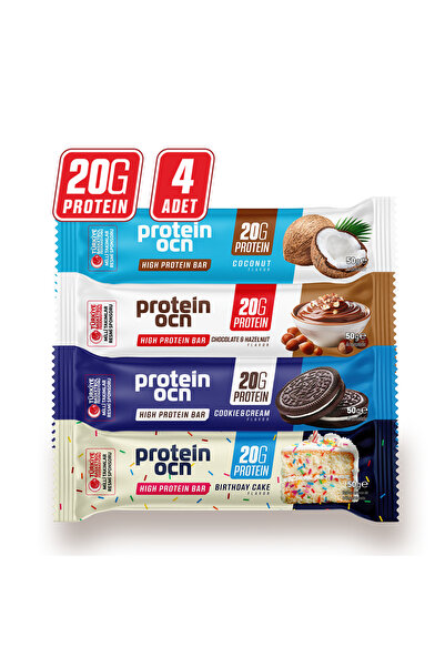 Proteinocean ألواح بروتين، علبة مختلطة، 4 قطع × 50 جرام