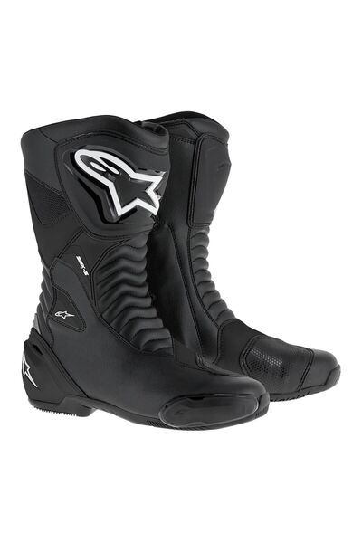 Alpinestars SMX S Korumalı Spor Motosiklet Botu Siyah