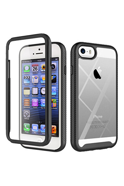 Techsuit Carcasă pentru iPhone 5 / 5s / SE + Folie - Defense360 Pro - Negru