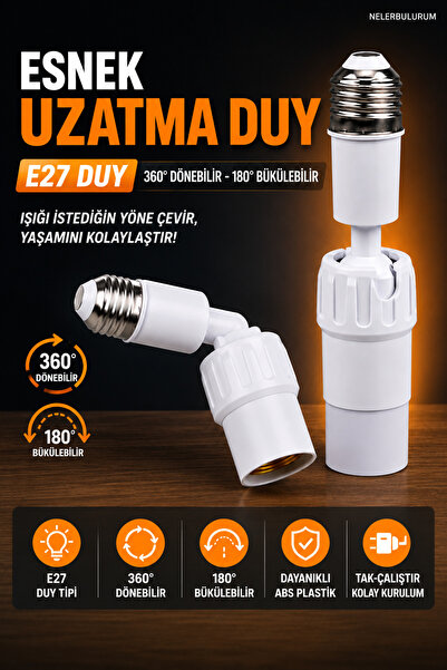 nelerbulurum 13 CM DUY UZATMA APARATI VE 360 DERECE ESNEK BÜKÜLEBİLİR UZATMA ...