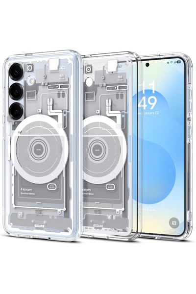 Spigen Case for Samsung Galaxy S25 - Ultra Hybrid Zero One MagSafe - White