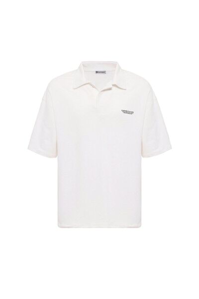 S13 Store Polo Neck Oversize T-Shirt