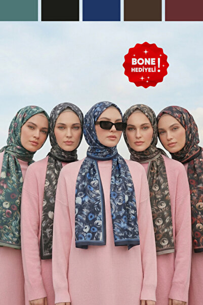 Kamer Scarf Soft Pamuk Desenli Şal Leylazar Serisi 5'li Paket