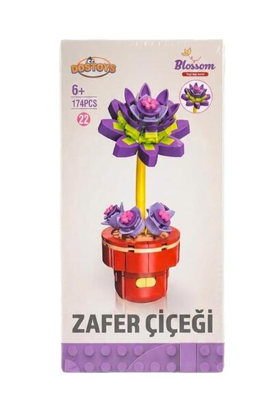 DOSTOYS Yapı Taşı Serisi Çiçek Yapım Seti Zafer Çiçeği