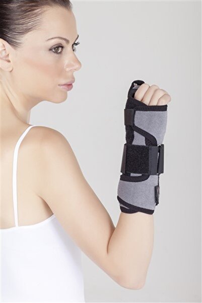 Orthosoft Gri Renk Baş Parmak Destekli El Bilek Ateli Unısıze Gr1202