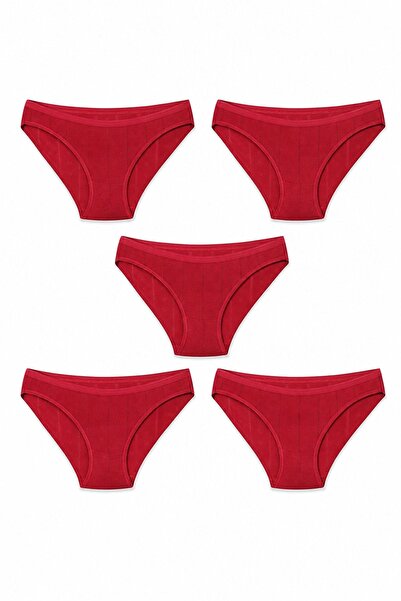 Hepsine Rakip Tutku 5-dijelne ženske jacquard bikini gaćice 100% pamuk 0679