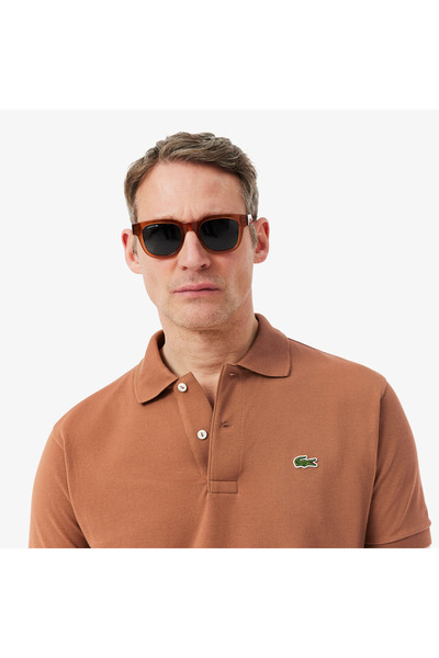 Lacoste L.12.12 Erkek Classic Fit Kahverengi Polo