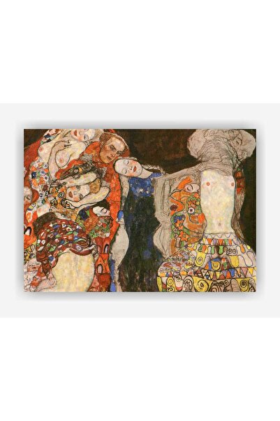 fırsatlar diyarı Gustav Klimt - The Virgin Duvar Posteri - Kalın Kağıt - Çerç...