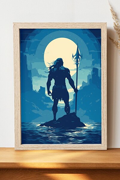 Luna Marissa Αφίσα Poseidon - Αφίσα τοίχου από γυαλιστερό χαρτί χωρίς πλαίσιο