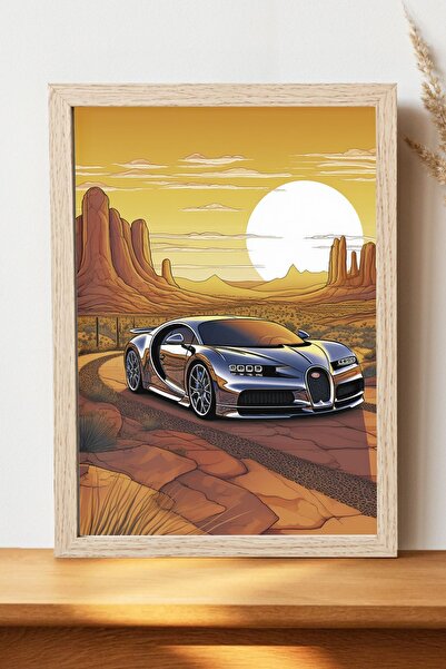 Luna Marissa Αφίσα Bugatti Veyron - Αφίσα αυτοκινήτου από γυαλιστερό χαρτί χω...