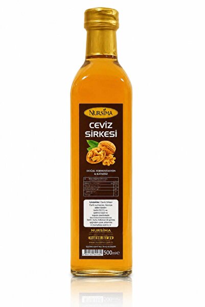 Genel Markalar Ceviz Sirkesi – 500 ml | Doğal Fermantasyon & Omega 3-6 Destek...