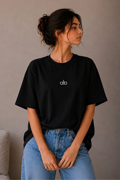 ZAVIXO - Tricou oversize imprimat pentru femei, 100% bumbac |   Obțineți o mă...
