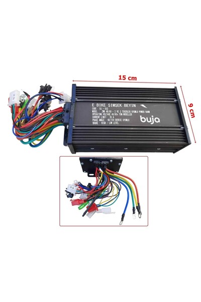 SEVGENT E-Bis Hız Kontrol Cdi Akıllı Beyin 48-60V 500W Zwk Kara Şimşek