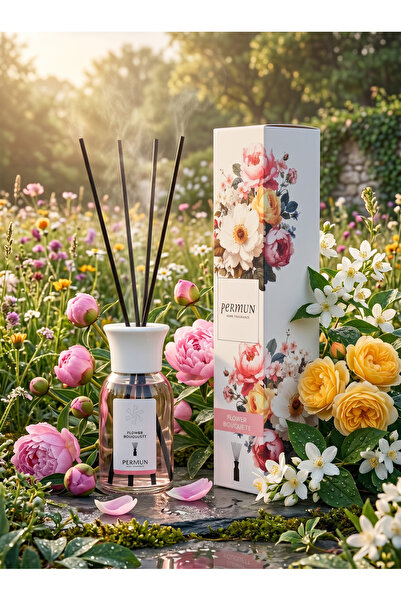 Permun Difuzor cu bețișoare cu aromă de buchet floral 110ml
