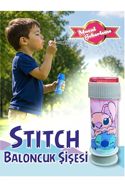 Masal Şekerleme Lilo & Stitch Temalı Köpük Baloncuk Oyuncağı Bubble Gun | Par...