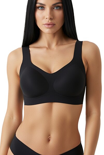 RAYSE DORS Thick Strap Padded Wireless Invisible Non-Marking Laser Bra