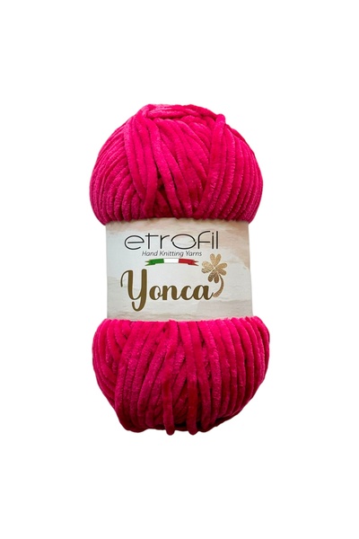 Etrofil Yonca Baby Velvet pređa za pletenje fuksija 100% poliester 100g 120m ...