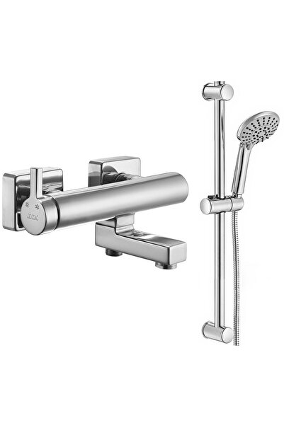 Eca Mina Banyo Bataryası + Logica Sürgülü Duş Seti Üst Takımı