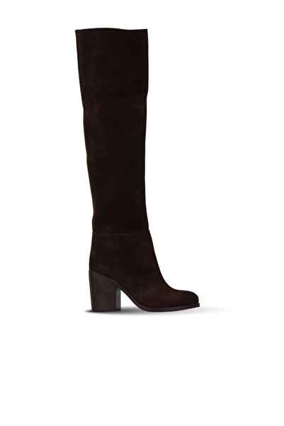 Bueno Shoes Brown Suede Women's Heeled Boots 30Wc18722