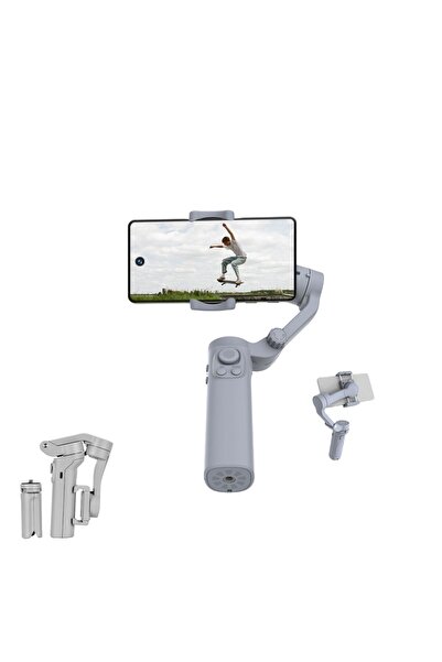 COSDIMI Stabilizator portabil și pliabil pentru telefon mobil cu funcție de d...