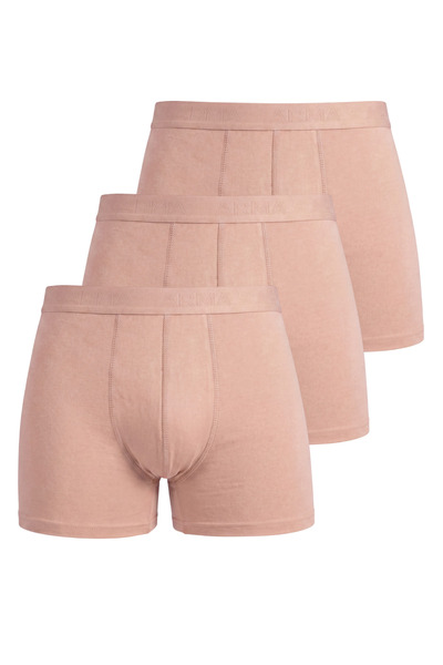Arma Yıldız Görünmez Boxer Erkek Ten Rengi İç Göstermeyen Boxer 3'lü Paket Pa...