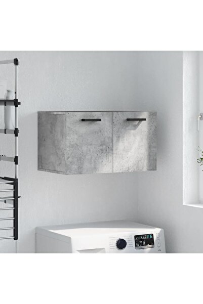 Concept Dulap de perete, gri beton, 60x36,5x35 cm, lemn prelucrat