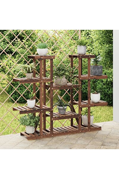 Concept Suport pentru flori, 110x25x110,5 cm, lemn masiv de brad