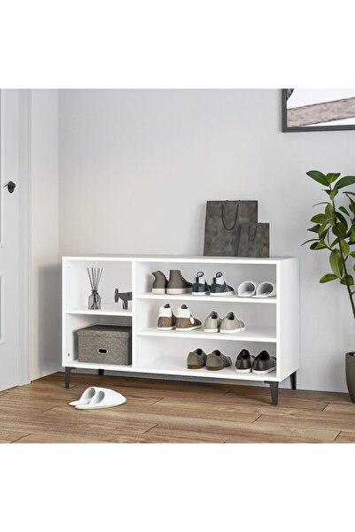 Concept Pantofar, alb, 102x36x60 cm, lemn compozit