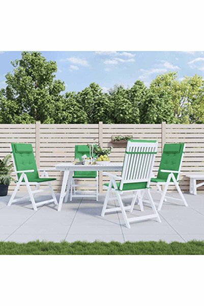 Concept Perne scaun cu spătar înalt, 4 buc, verde, țesătură Oxford