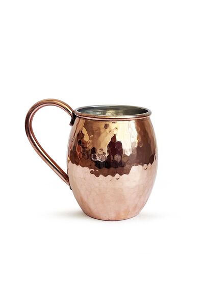 Shark Anatolia El Dövmesi Bakır Kupa Bardak Moscow Mule Mug