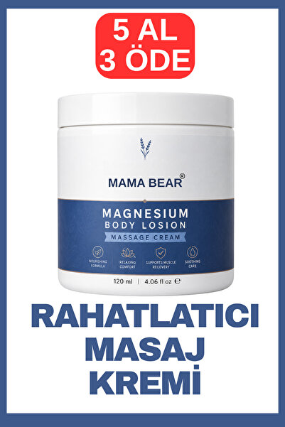 Mama Bear Magnezyumlu Rahatlatıcı Masaj Kremi Ayak Sırt Bel Boyun