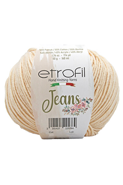 Etrofil Pređa za pletenje farmerki u prahu 55% pamuk 45% akril 50g 160m (008)
