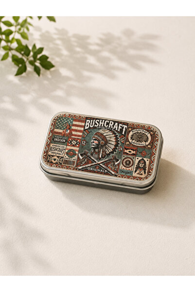 halusbushcraft Kızılderili Tin Box - Teneke Kutu