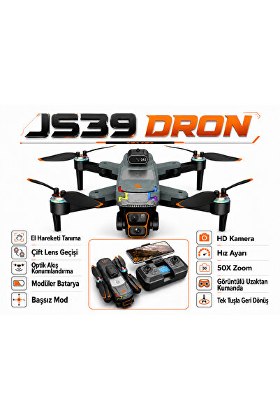 ATLT ATLANTİS JS39 4K UHD HD 3 KAMERALI HAVA FOTOĞRAFÇILIĞI DRONE ENGEL KAÇIN...
