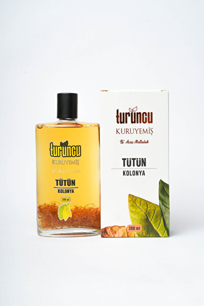 Turuncu Kuruyemiş Tütün Parçacıklı Kolonya 200 ml