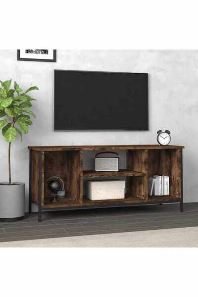 Concept Comodă TV, stejar afumat, 102x35x45 cm, lemn prelucrat