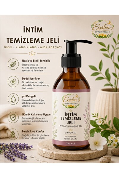 Eceden Şifalı Güzellik إنتيم جل 250 مل فطر ك مانع للروائح غسول للأعضاء التناس...