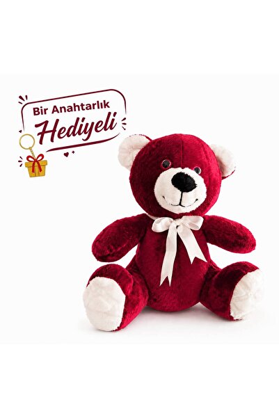 25 cm Kurdeleli Peluş – Oturan Model, Yumuşacık, Alerji Yapmaz