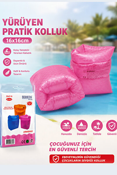 Fidan oyuncak Bermuda Yürüyen, Pratik Kolay Giyilebilen Havuz ve Deniz Kolluğ...