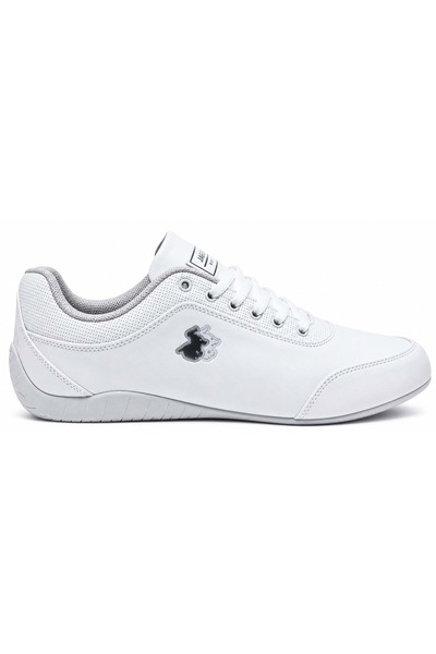Kids Club Shoes حذاء رياضي Kocamanlar Sneaker ذو نعل رفيع للرجال باللون الأبيض